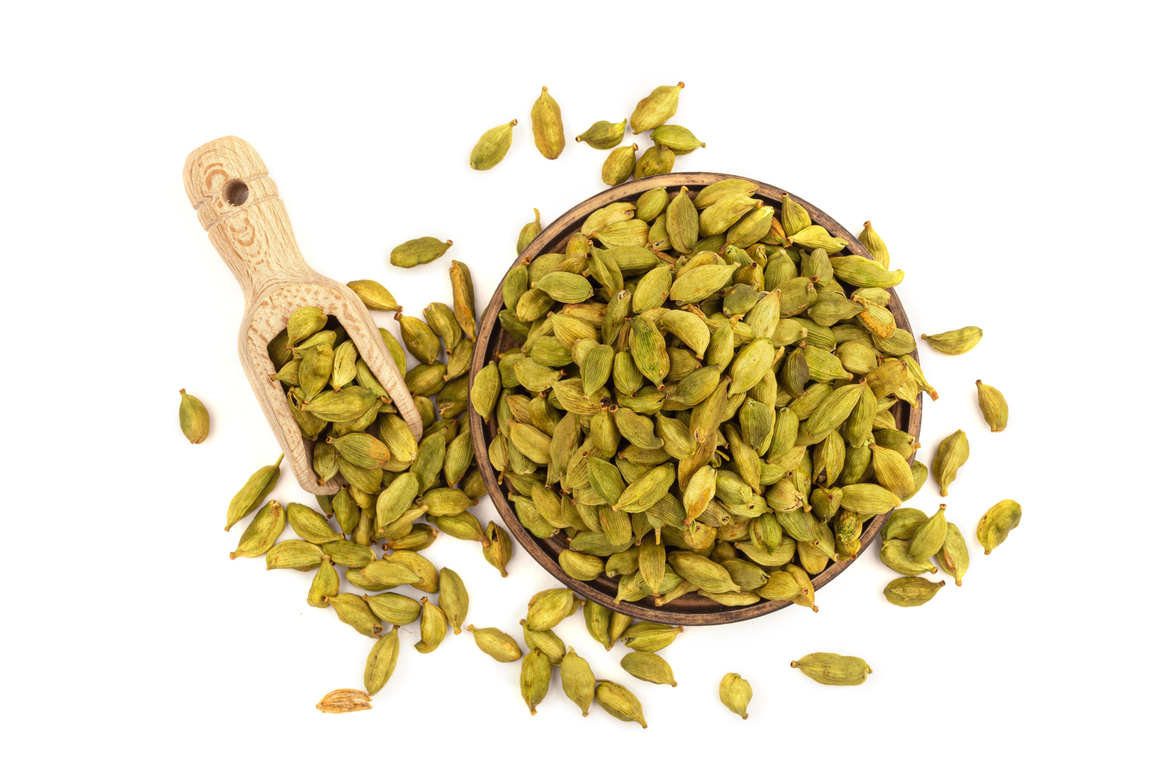 Cardamom (Green – selective, premium branding)